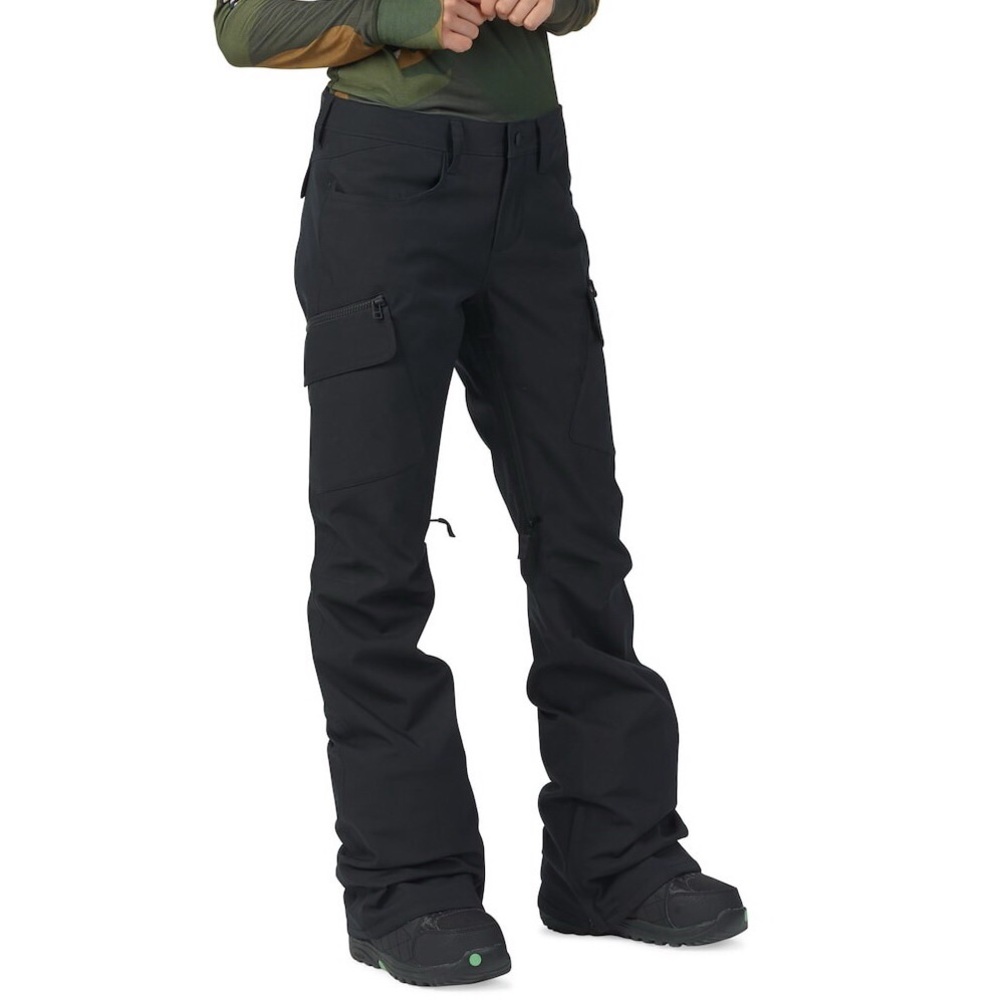 SOLD Burton Gloria TALL True Black Snowboard Pants sz S